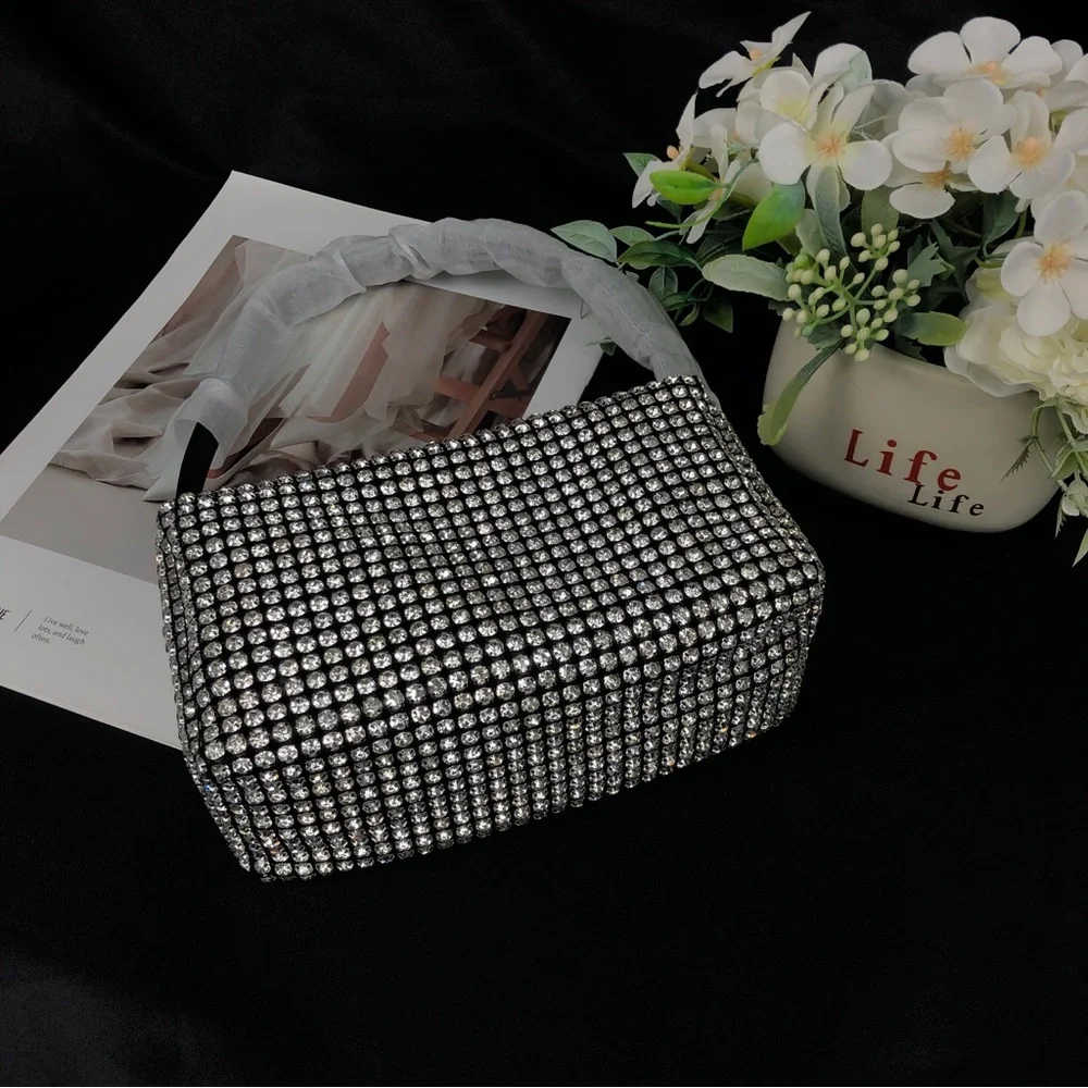 Alexander Wang Rhinestone Bag | Crystal-Embellished Statement Bag - Picture 4 of 7